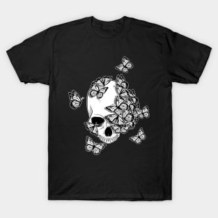 Skull and Butterflies T-Shirt